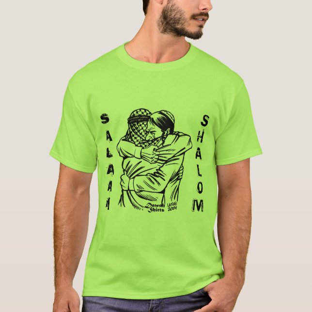 Salaam Shalom Tee Shirt (Framsida)