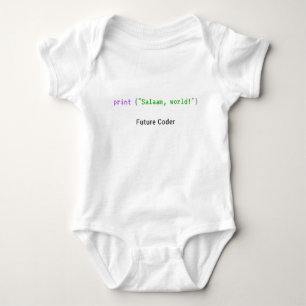Salaam värld - bebisbodysuit t-shirt
