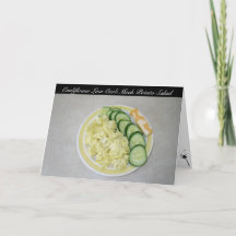 Salad av blomkål med låg kolvstam