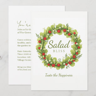 Salad Bliss Inbjudningar