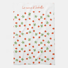 Salad caprese italian köksvismmat kökshandduk