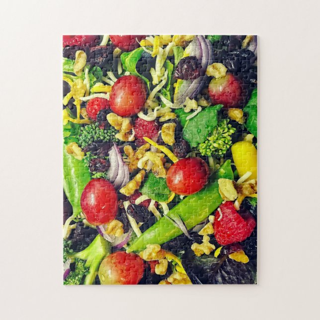 Salad- och Fruit Lunch - 11 x 14 - 252 pcs. Pussel (Vertikal)