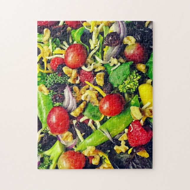 Salad och frukt - 11 x 14 - 252 pcs. pussel (Vertikal)