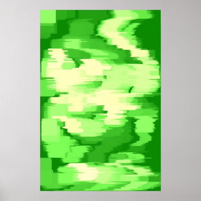 "Salad Spinner" Geometric Art Poster (Framsidan)