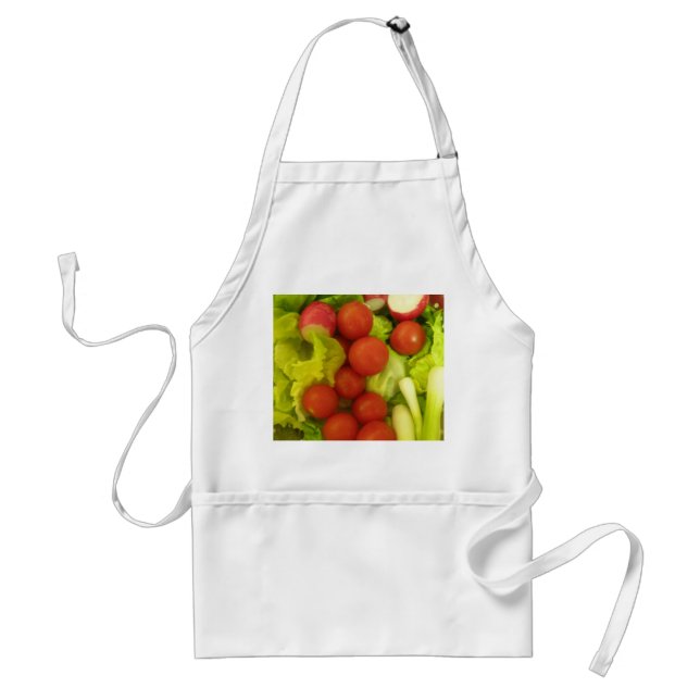 Salad Vegetables Cooking Apron Förkläde (Framsidan)
