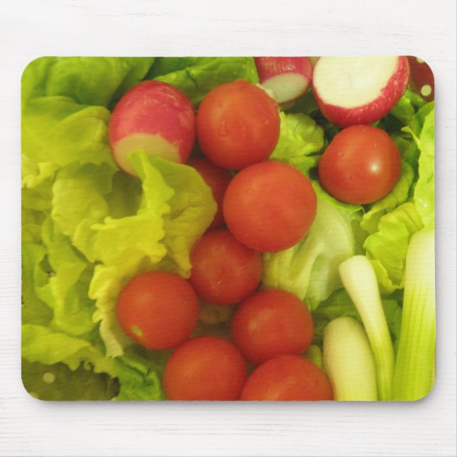 Salad Vegetables Mousepad Musmatta (Framsidan)