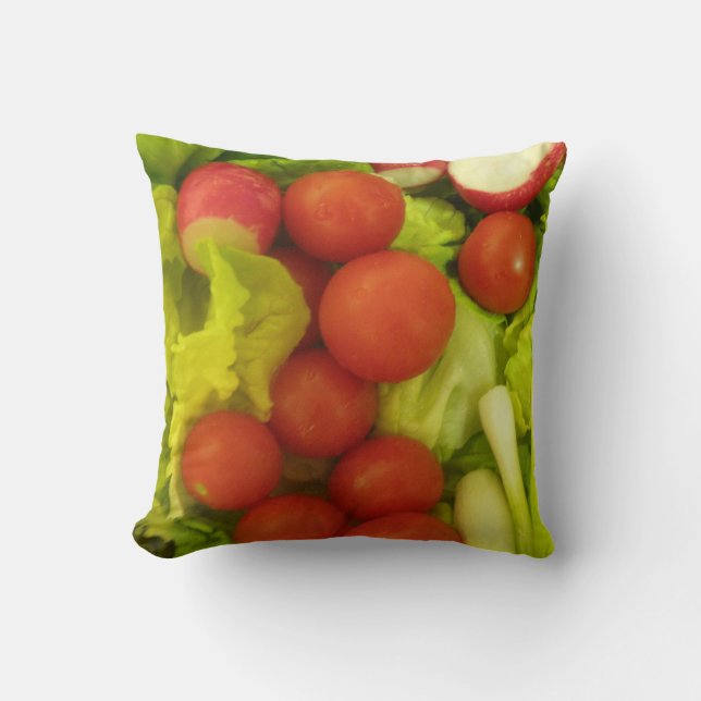 Salad Vegetables Pillow Kudde (Framsida)