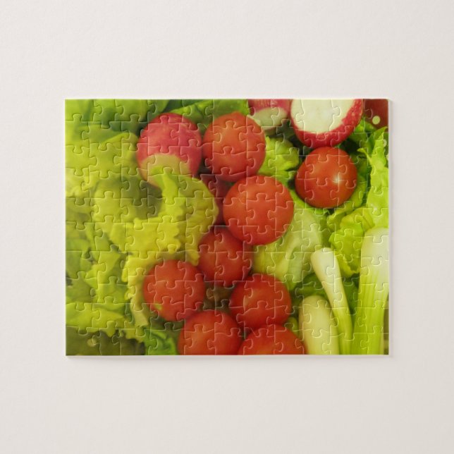Salad Vegetables Puzzle Pussel (Horisontell)