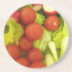 Salad Vegetables Underläggs Underlägg Sandsten