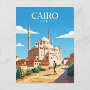 Saladin Citadel Egypt -> Saladins citadell Egypten Vykort