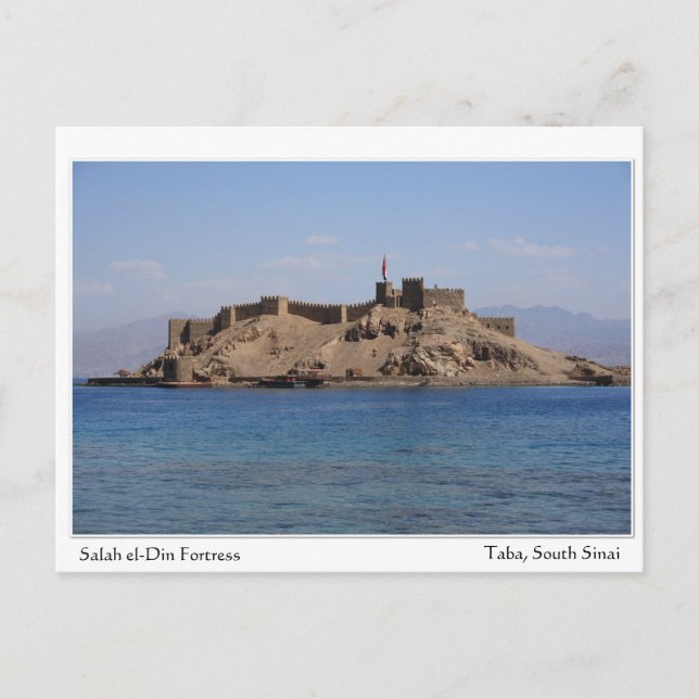 Salah el-Din Fortress Postcard Vykort (Framsida)