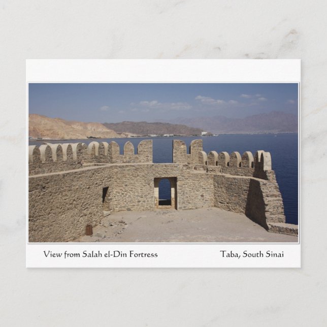 Salah el-Din Fortress Postcard Vykort (Framsida)