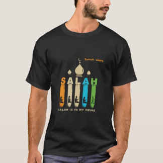Salah Prayer Islamic Muslim Långärmad T Shirt