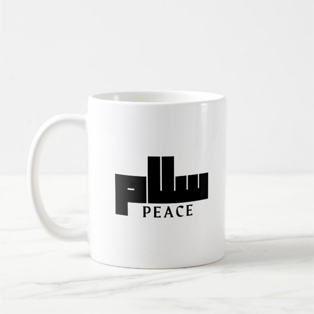 Salam Peace Arabiska Calligraphy Kaffemugg (Vänster)