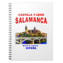 Salamanca / Castile och Leon, Spanien. Anteckningsbok