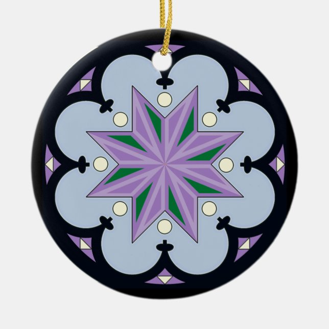 Salamanca Julgransprydnad Keramik (Framsidan)