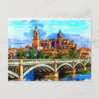 Salamanca / Kastilien och León, Spanien. Vykort