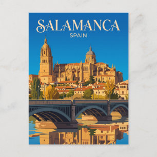 Salamanca-katedralen Spanien Vykort