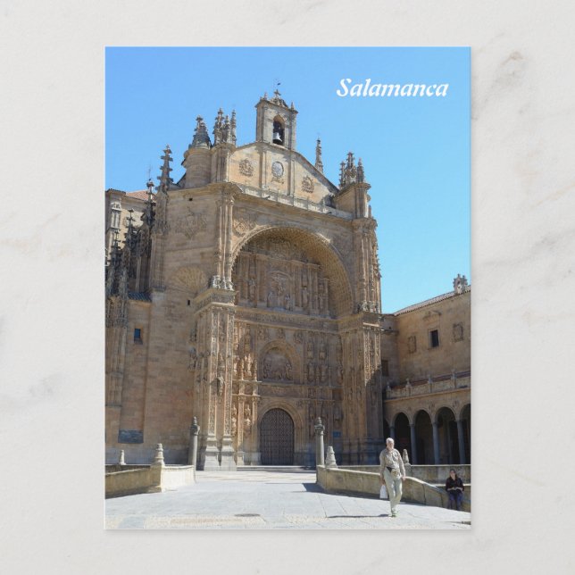 Salamanca, Spanien. Convento de San Esteban Vykort (Framsida)