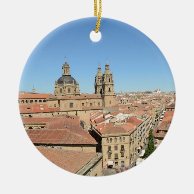 Salamanca, Spanien Julgransprydnad Keramik (Framsidan)