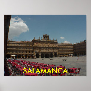 Salamanca-Spanien Poster