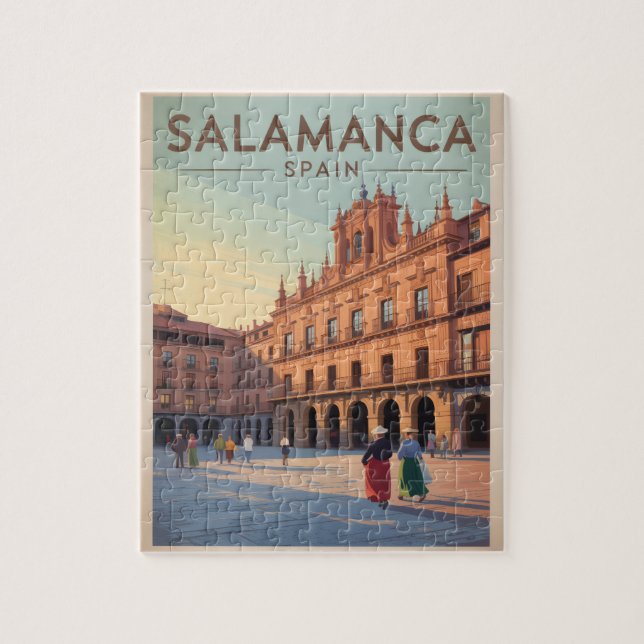 Salamanca Spanien Pussel (Vertikal)