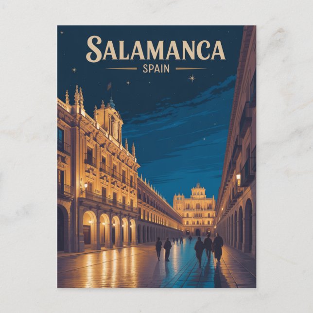Salamanca Spanien Vykort (Framsida)