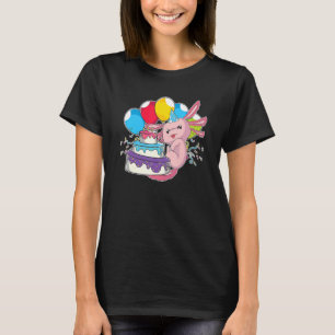 Salamander Amphibian Animal Barns födelsedag Party T Shirt