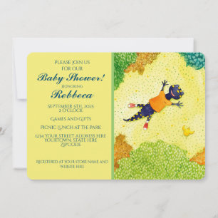 Salamander Baby Shower-inbjudan Inbjudningar
