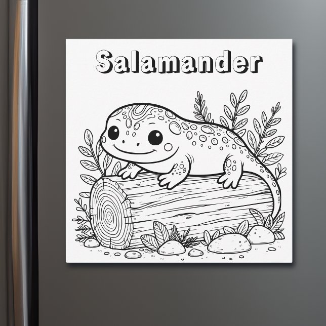 Salamander | Färgsida för barn (Skapare uppladdad)