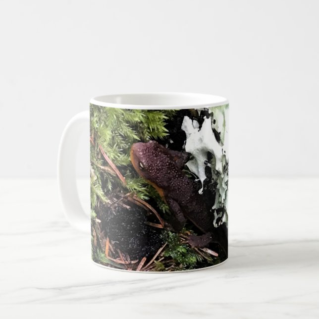 Salamander Gömmer under log, Washington Kaffemugg (Framsida vänster)