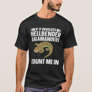Salamander Hellbender Salamander Amphibian T Shirt