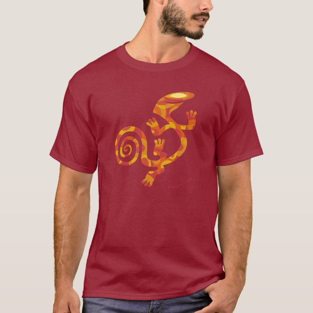 Salamander (orange fantasi) tee (Framsida)