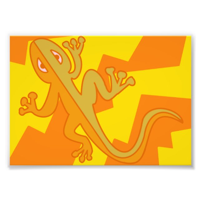 Salamander Photo Print Fototryck (Framsidan)