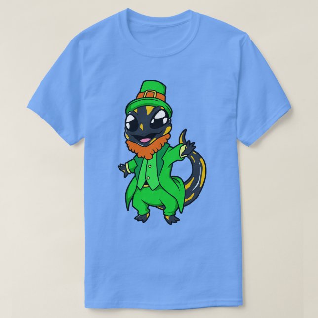 Salamander St Patricks Fire Salamander T Shirt (Design framsida)