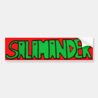 Salamanderlogotypbildekal Bildekal