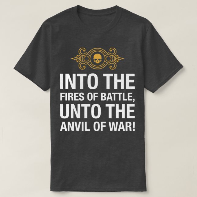 Salamanders Battlecry Miniature Wargaming Gaming T Shirt (Design framsida)