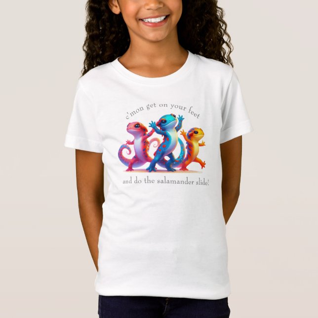 Salamanders gör Salamander Slide T Shirt (Framsida)
