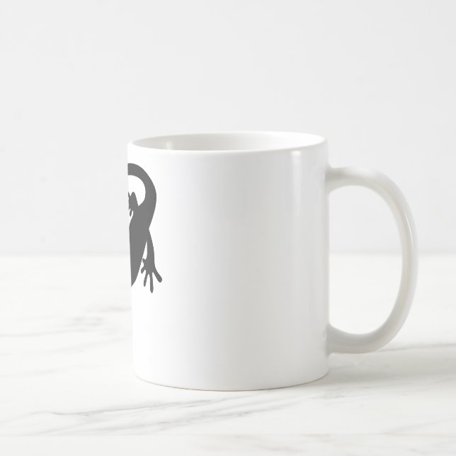 SalamanderSilhouette Kaffemugg (Höger)