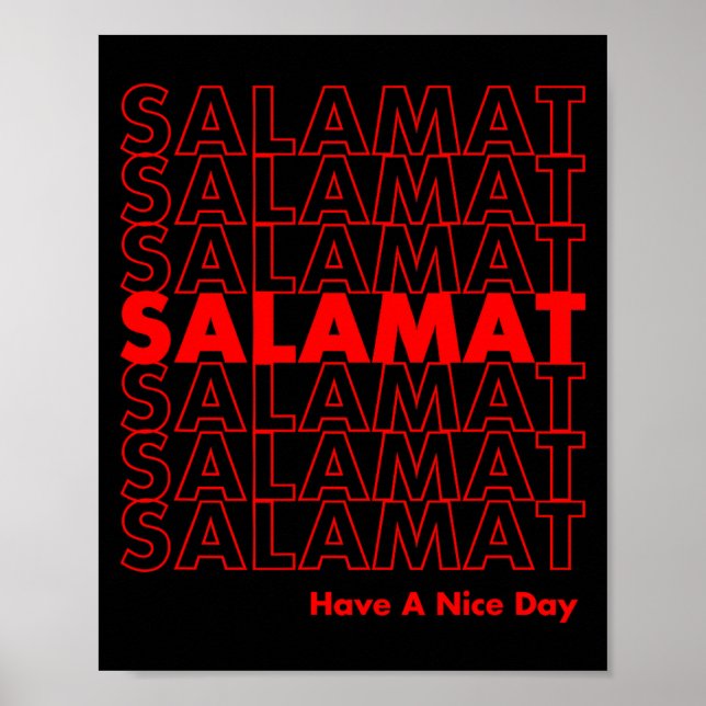 Salamat Have A Nice Day Filino  Poster (Framsidan)