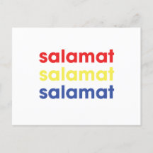 "Salamat"-Tack vykort