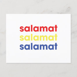"Salamat"-Tack vykort