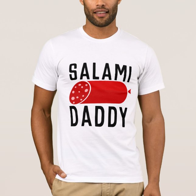  SALAMI DADDY PAPPA T-SHIRTS TEES (Framsida)
