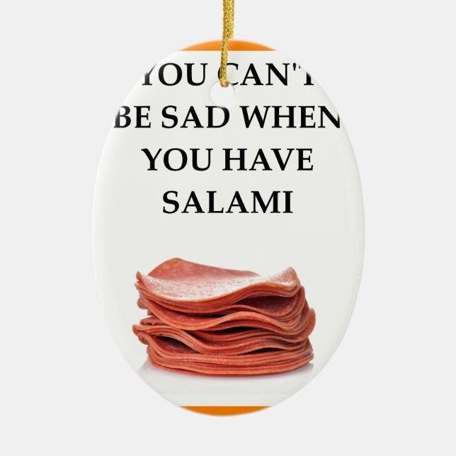 SALAMI JULGRANSPRYDNAD KERAMIK (Framsidan)