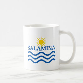 SALAMINA Grekland, Sol Vinkarare Kaffemugg
