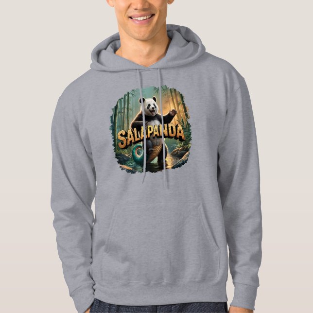 Salapanda Illustration Combo Creature Funny Hoodie (Framsida)
