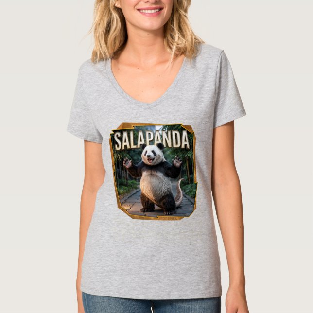 Salapanda Photographic Combo Creature Funny T Shirt (Framsida)