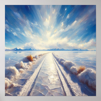 Salar de Uyuni, Bolivia Poster