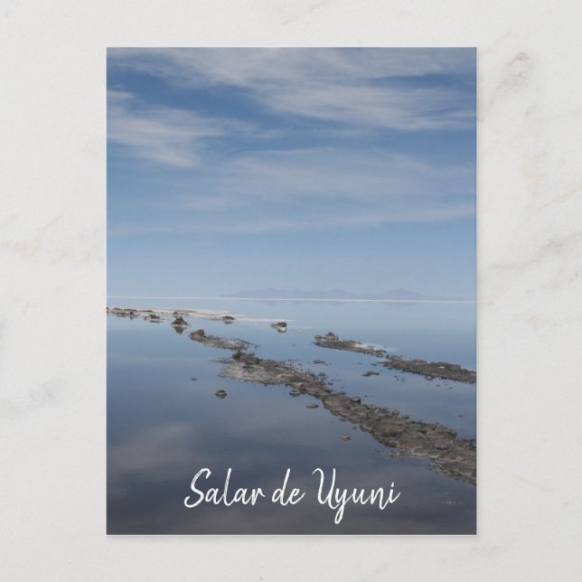 salar de uyuni bolivia vykort (Framsida)