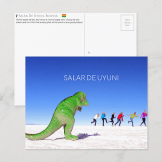 Salar de Uyuni, Bolivia vykort